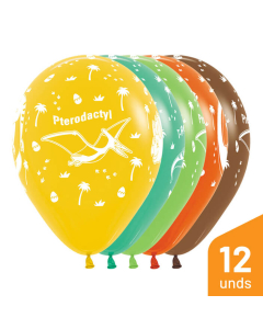 Globo Infinity Dinosaurios Surtido Fashion R-12 por 12 Unidades